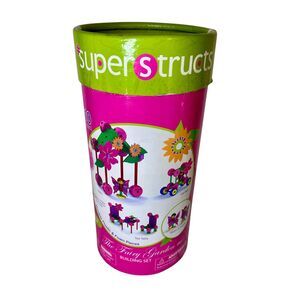 Superstructs Pinklets Fairy Garden Tinker Toy Set Model 0801 Pink 2008 Tinkertoy